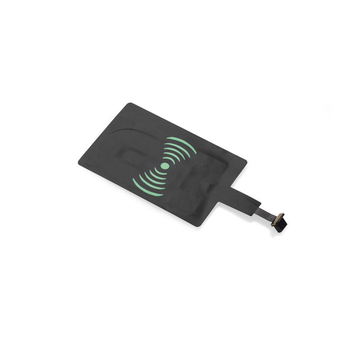 Adapter micro USB do ładowania indukcyjnego INDO - czarny 09088