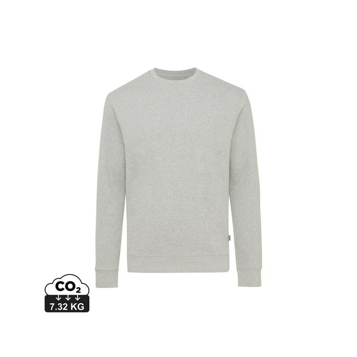 Bluza z niebarwionej bawełny z recyklingu Iqoniq Denali - szara T9301.013.L_S_0