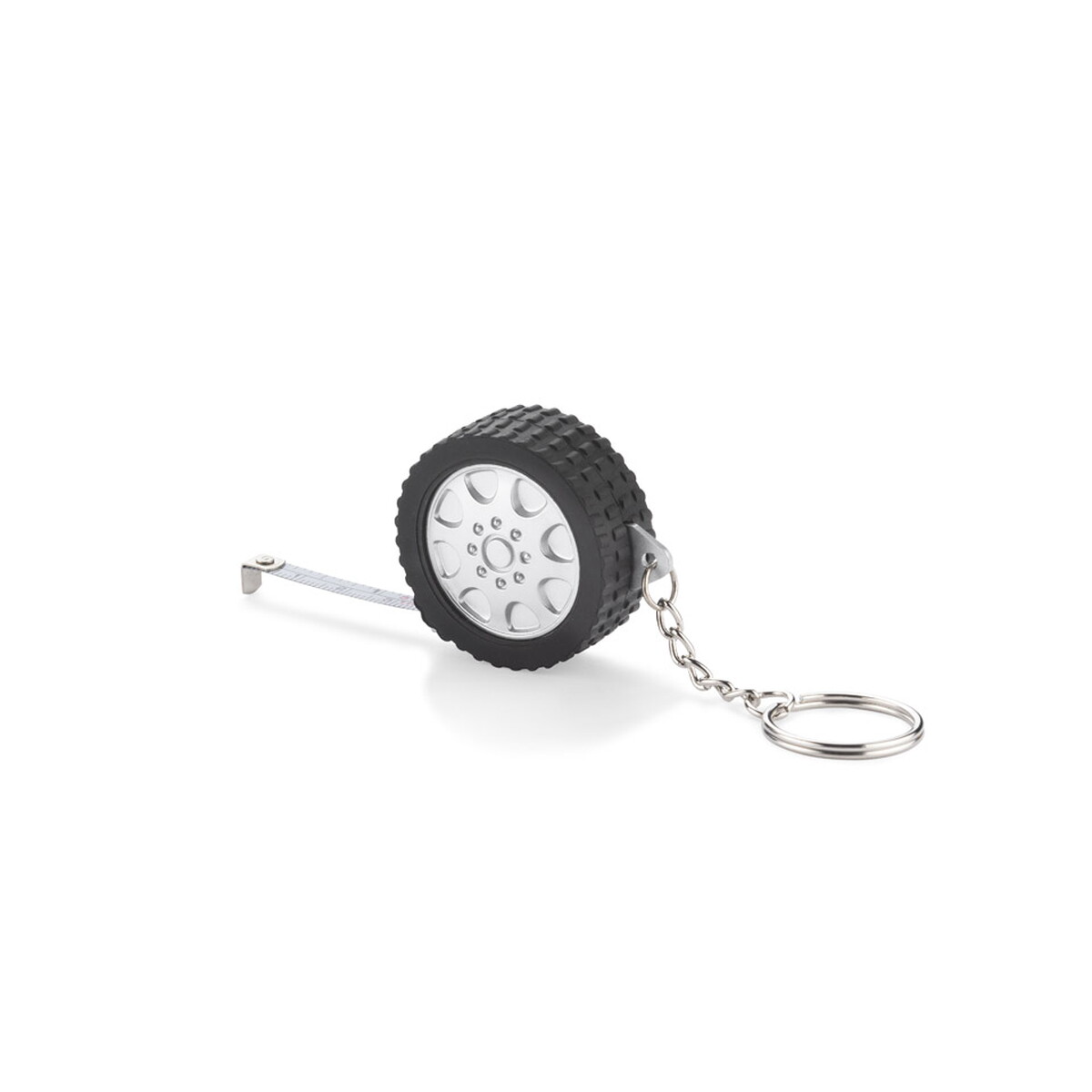 Brelok miara TIRE 1 m - srebrny 29009