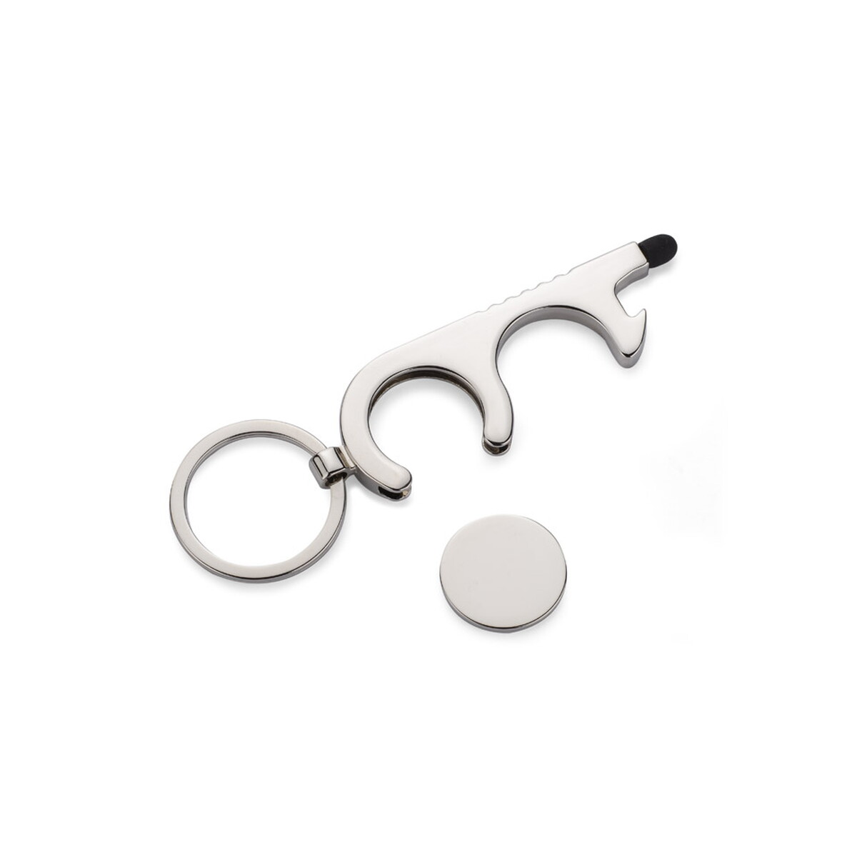 Brelok anti-touch TUS - srebrny 17856