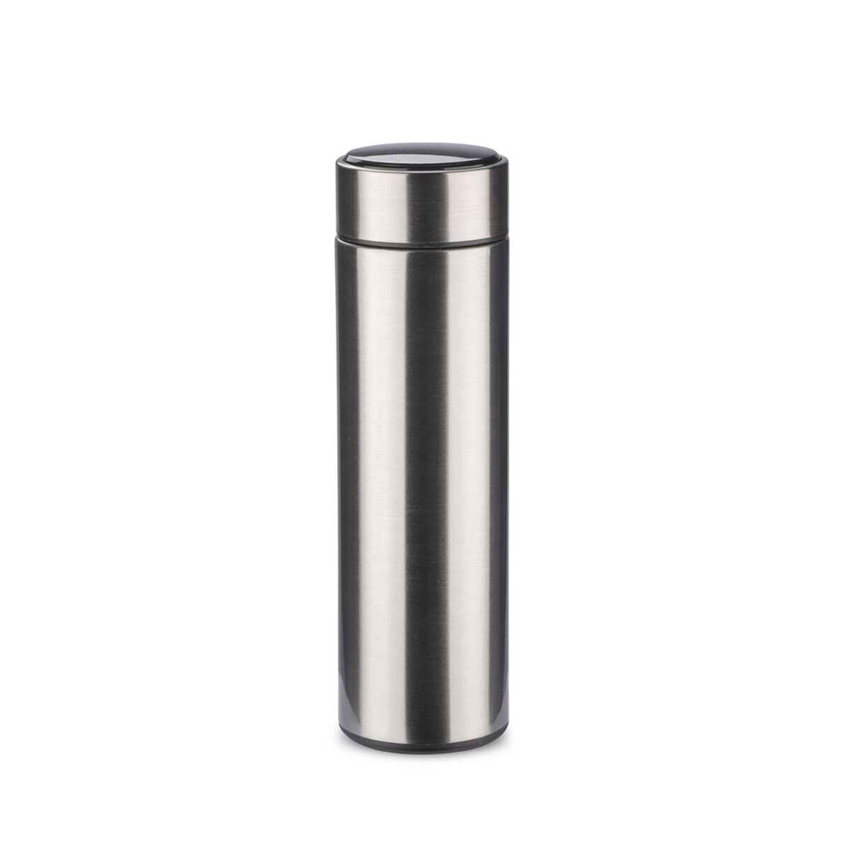Butelka termiczna z termometrem LEDIKT 440 ml - srebrna 16237-00