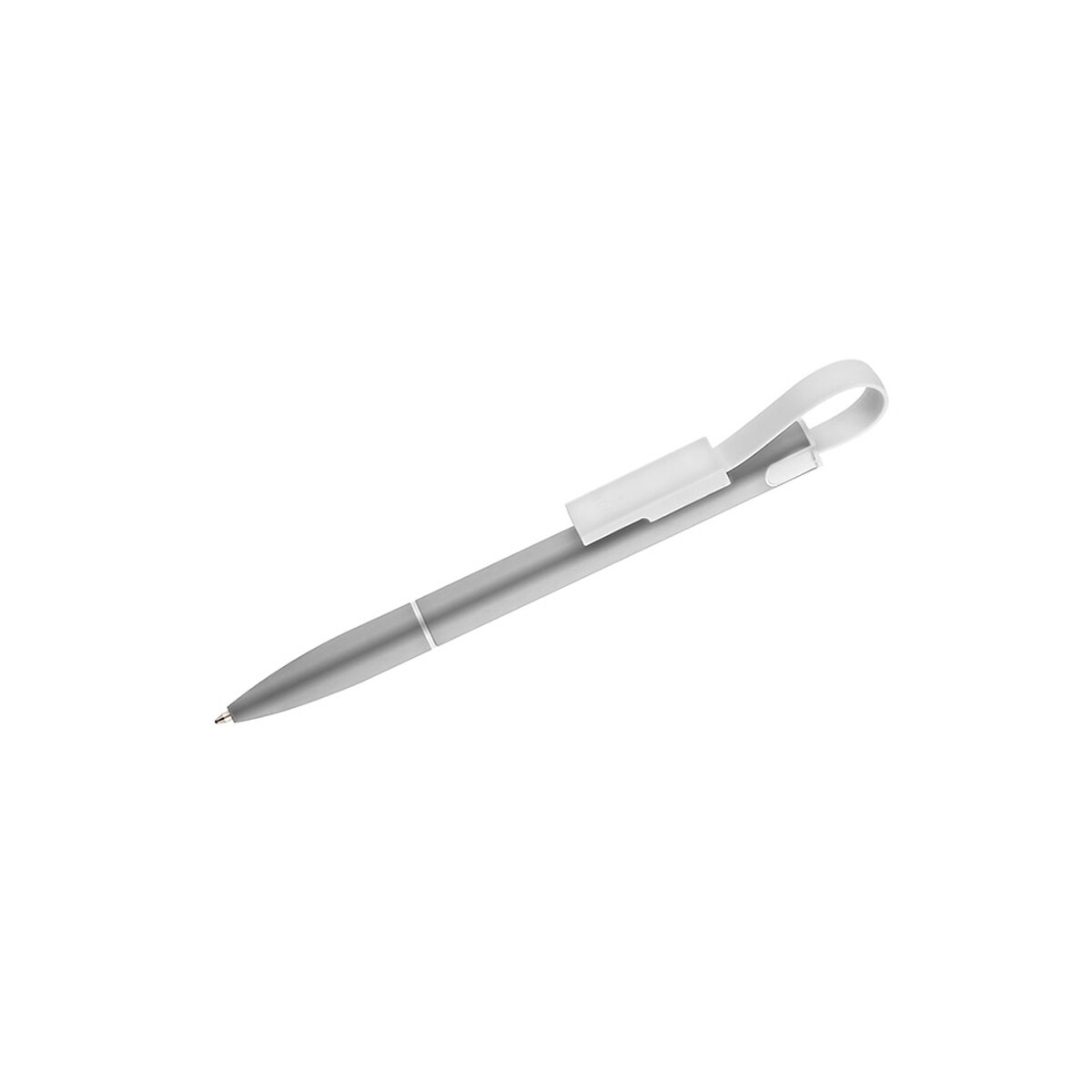 Długopis z kablem USB CHARGE - szary 19638-14