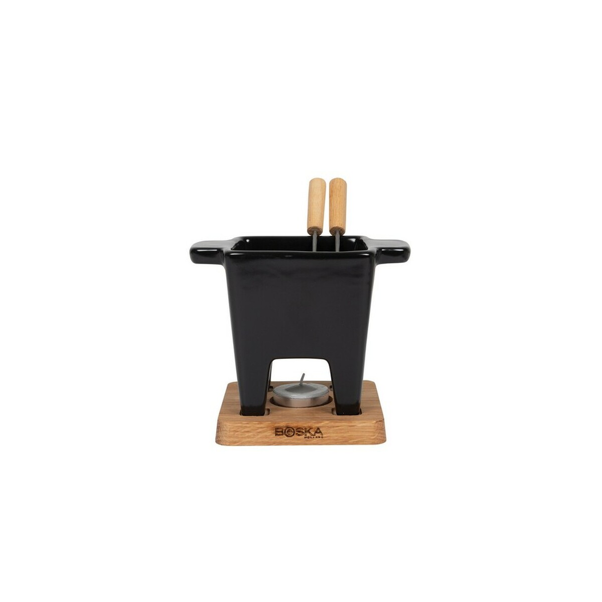 Zestaw do serwowania fondue BOSKA Tapas Fondue Nero - czarny VSB13-03__B_1