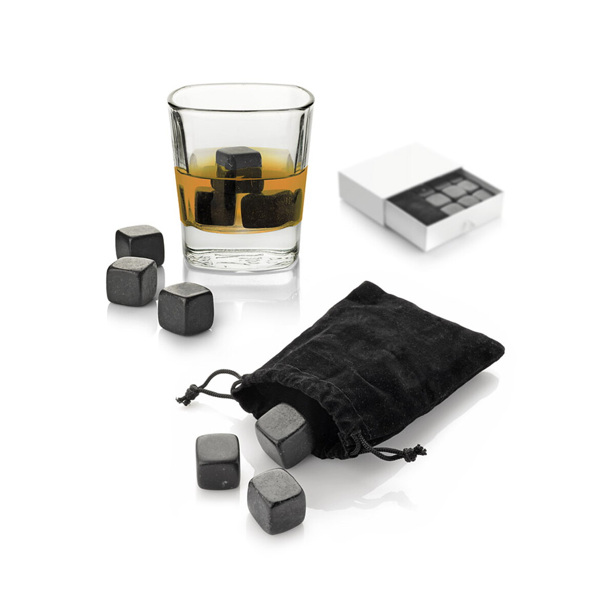 Kamienie do whisky TENNESSEE - czarne 17634