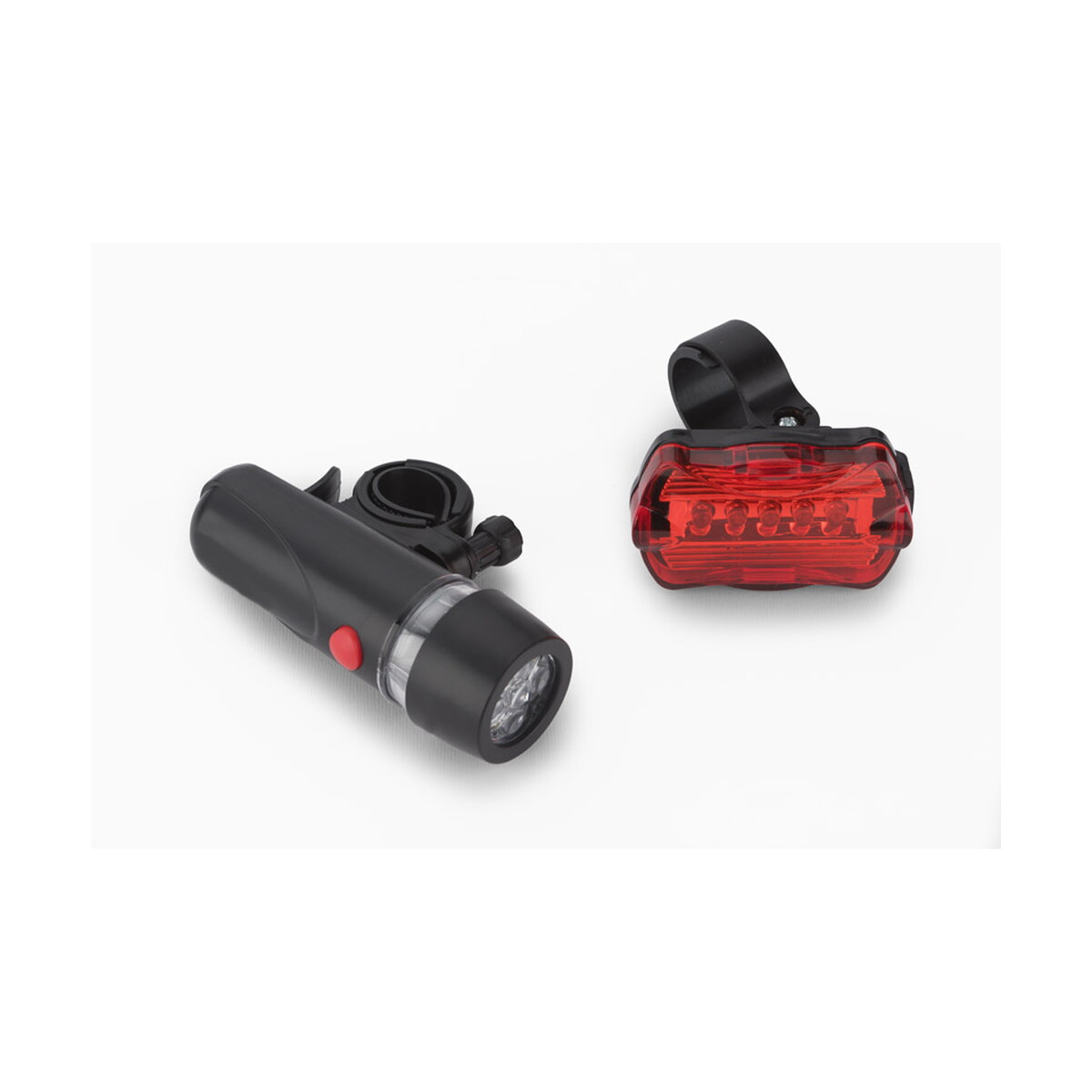 Zestaw lampek rowerowych AZER - czarne 29157-02