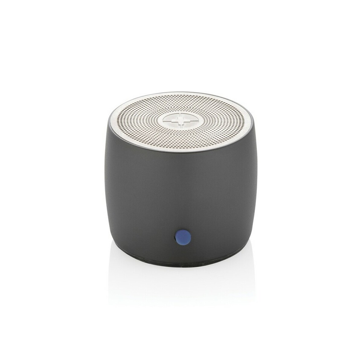 Basowy głośnik bezprzewodowy 3W Swiss Peak, aluminium z recyklingu - szary P331.002_S_0