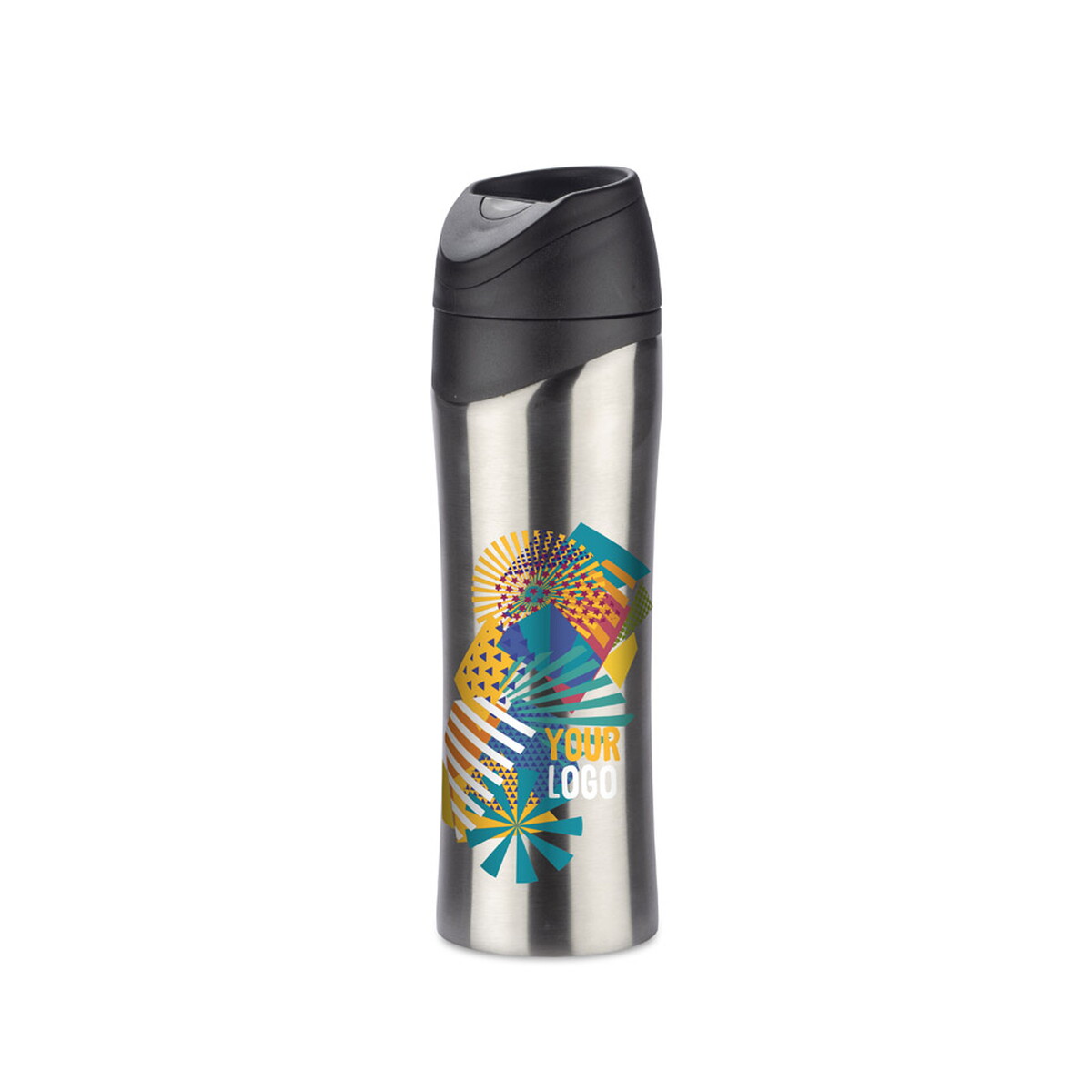 Kubek termiczny MIKE 450 ml - srebrny 16043-00