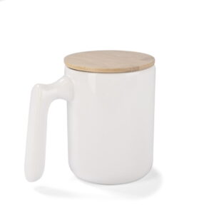 Kubek ceramiczny VIVIAN 420 ml - biały 16040-01