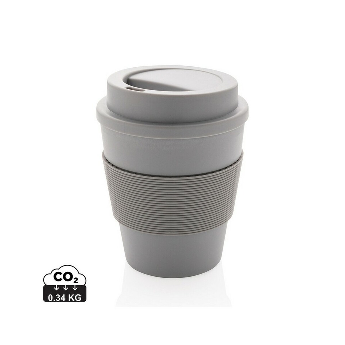 Kubek podróżny 350 ml - szary P432.682_S_0