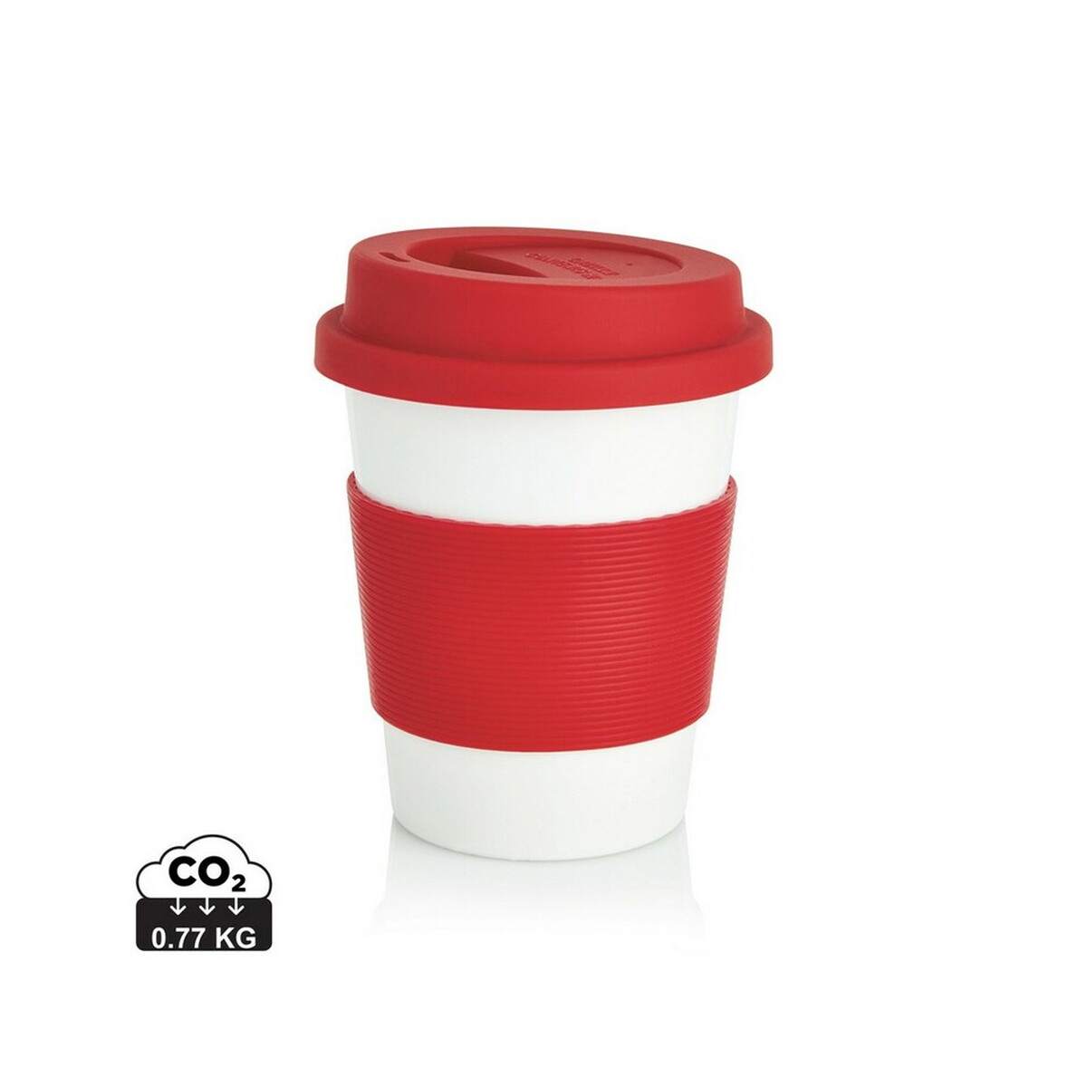 Kubek podróżny 350 ml z PLA - czerwony P432.884_S_0