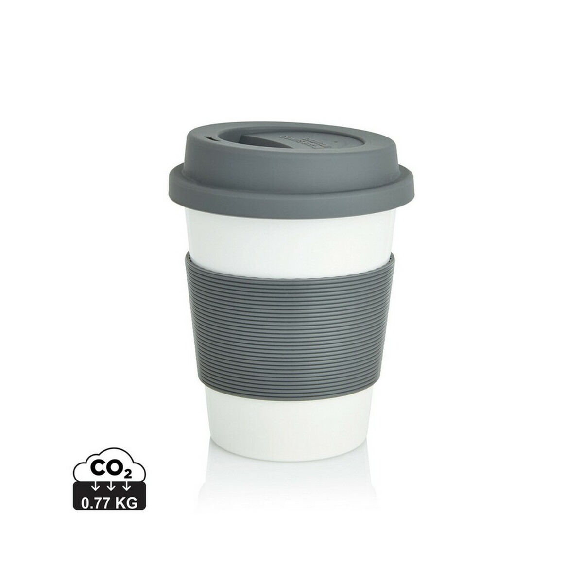 Kubek podróżny 350 ml z PLA - szary P432.880_S_0