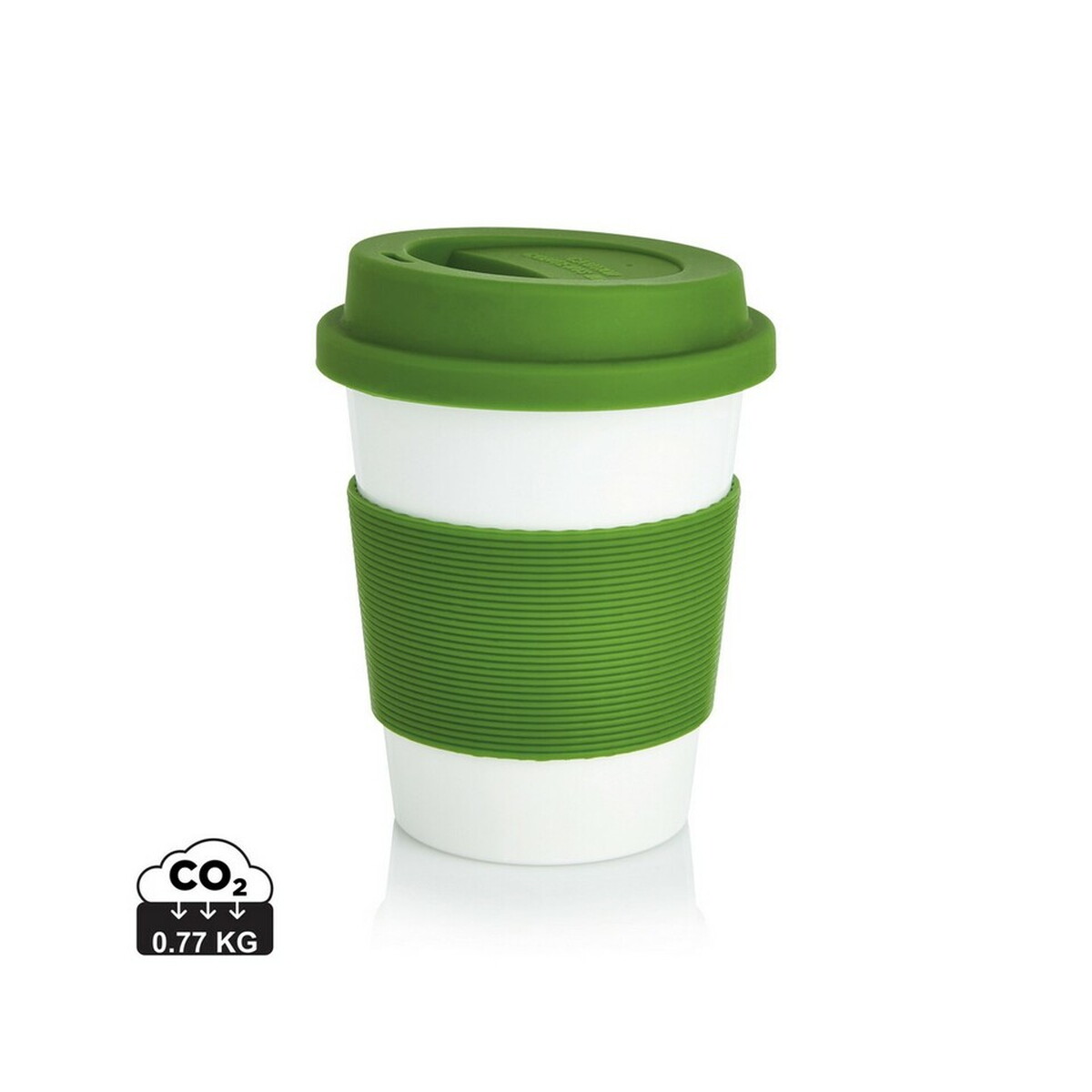Kubek podróżny 350 ml z PLA - zielony P432.887_S_0