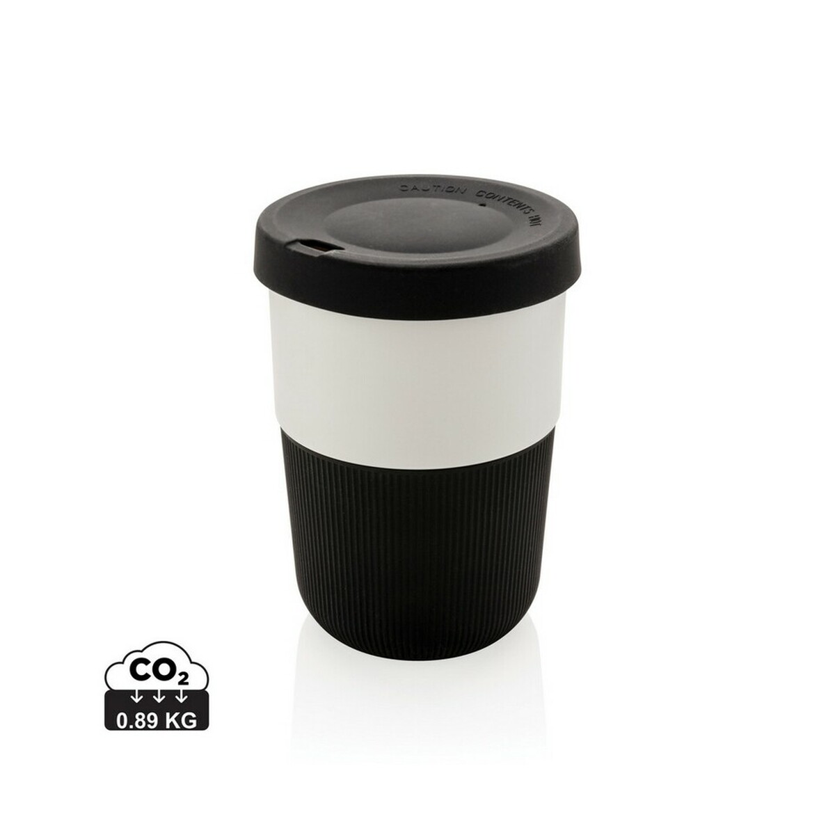 Kubek podróżny 380 ml Coffee to go z PLA - czarny P432.831_S_0