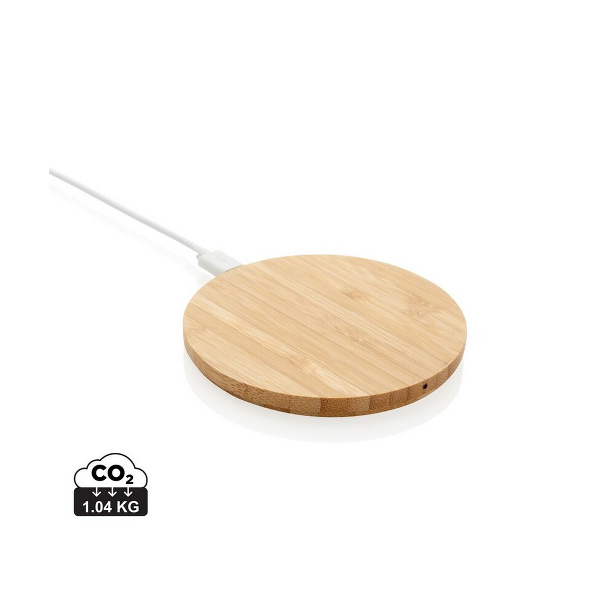 Bambusowa ładowarka bezprzewodowa 5W - brązowa P308.229_S_0