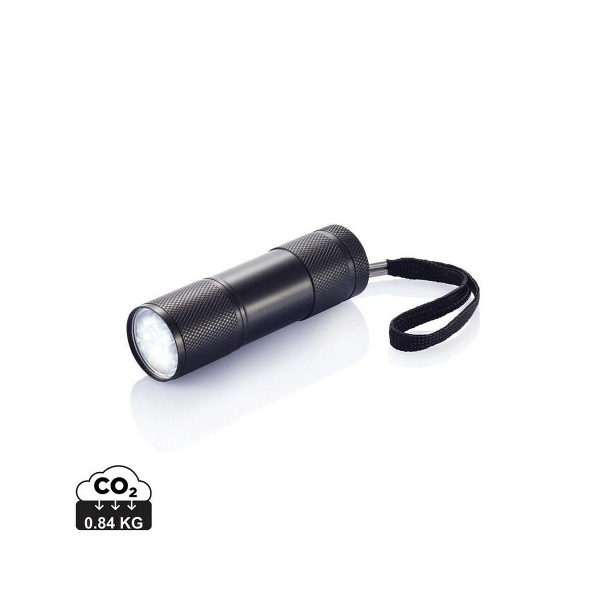 Latarka 9 LED Quattro - czarna P513.271_S_0
