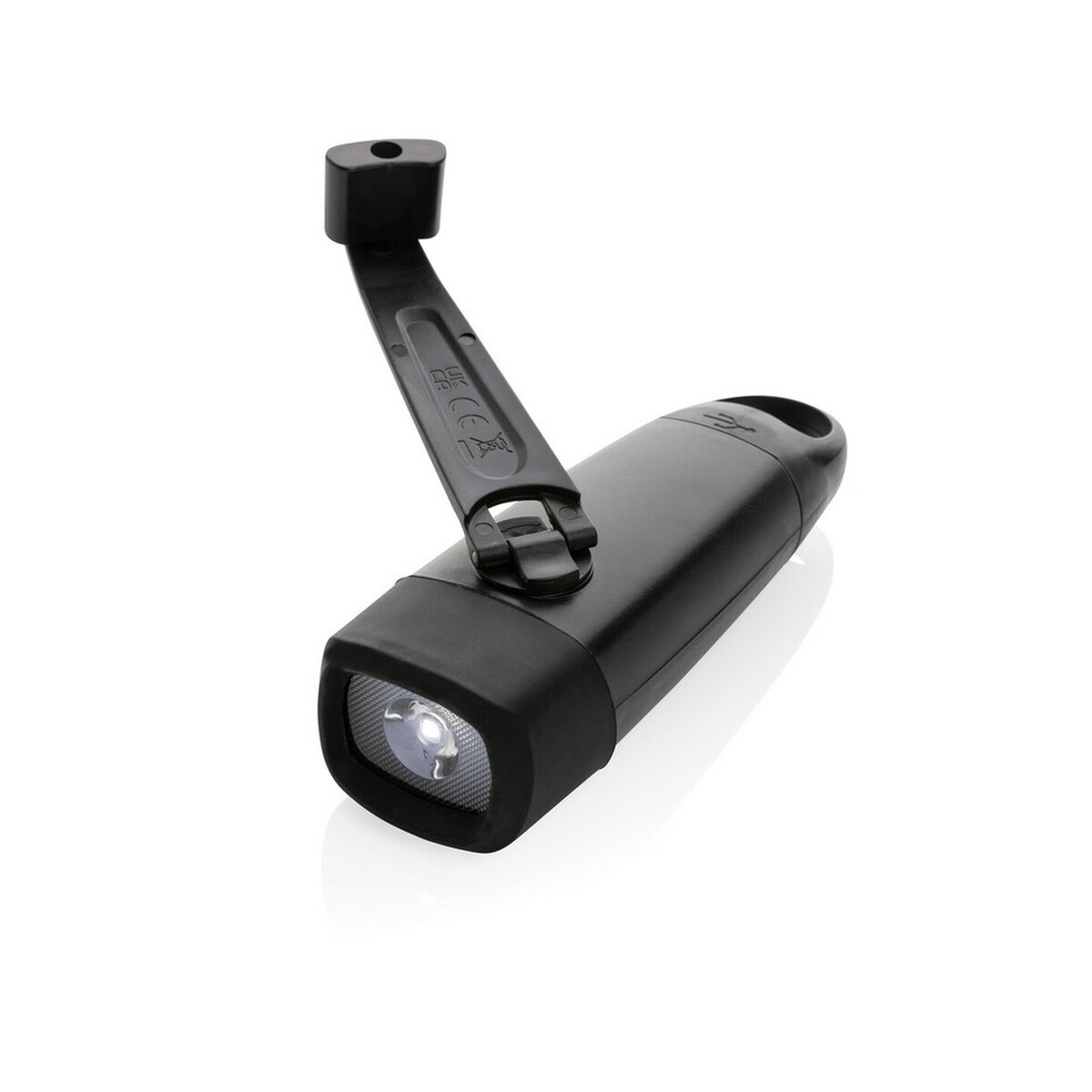 Latarka na dynamo Lightwave, ładowana przez USB, RABS - czarna P513.621__B_1