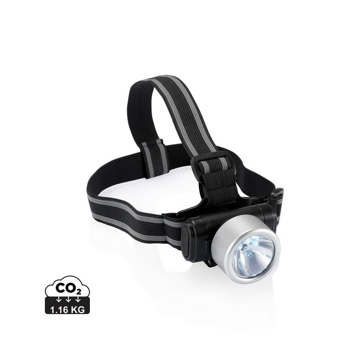 Latarka na głowę 3 LED Everest - srebrna P518.020_S_0
