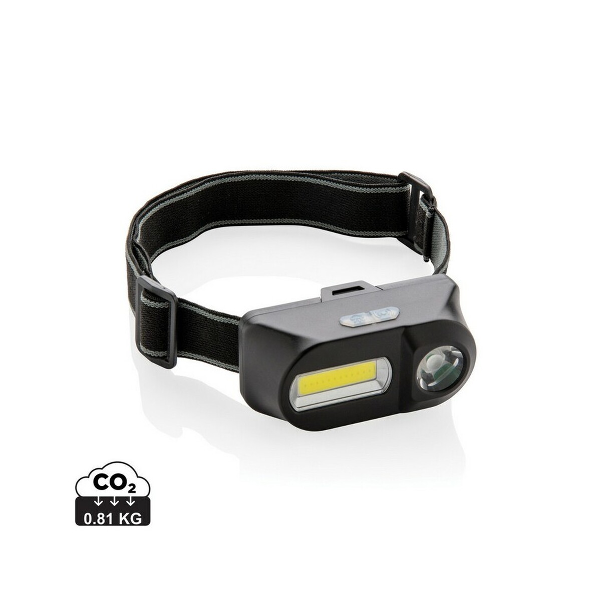Latarka na głowę COB LED - czarna P518.041_S_0