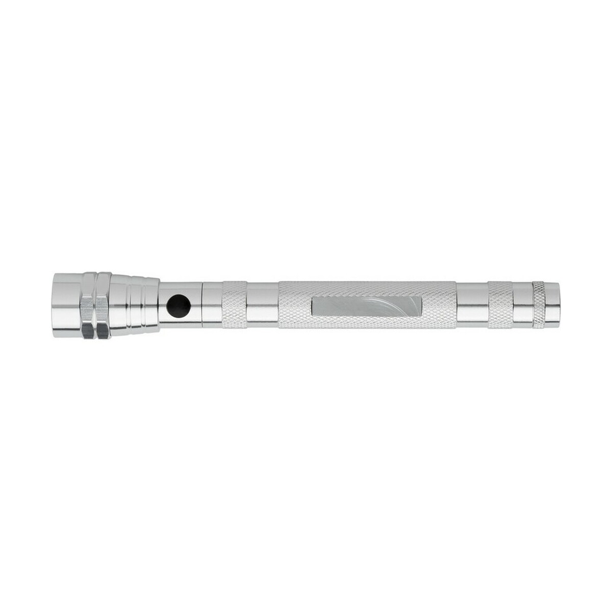 Teleskopowa latarka 3 LED - srebrna V7755-32_IBR01