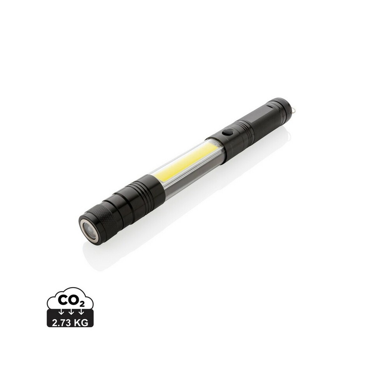 Teleskopowa latarka COB - czarna P513.891_S_0
