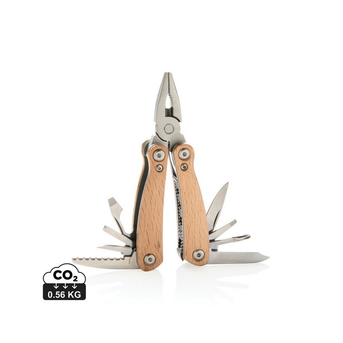 Mini narzędzie wielofunkcyjne, 12 el. - brązowe P221.379_S_0