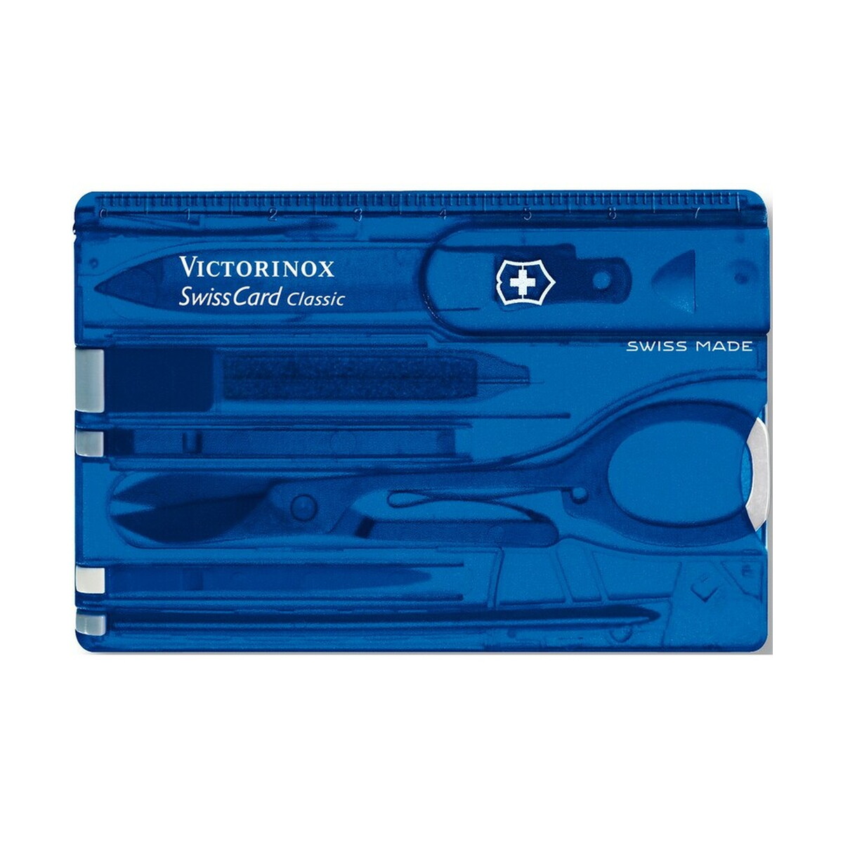 Narzędzie wielofunkcyjne Victorinox SwissCard Classic - niebieskie VA807-11_AAB01