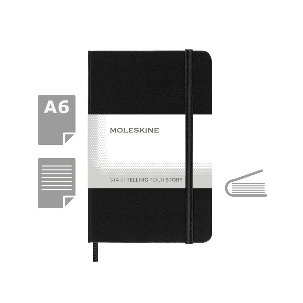 MOLESKINE Notatnik ok. A6 - czarny VM201-03_AAA00