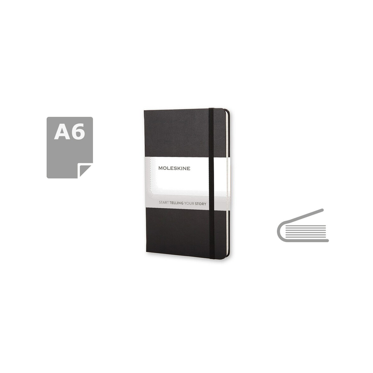 MOLESKINE Notatnik ok. A6 - czarny VM202-03_AAA00