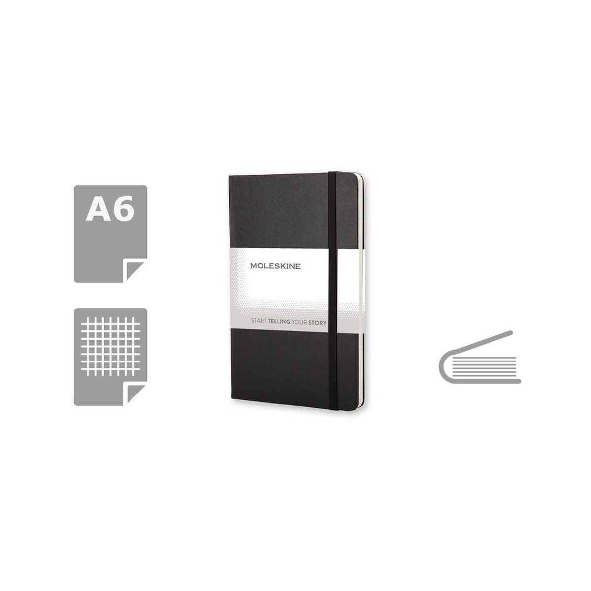 MOLESKINE Notatnik ok. A6 - czarny VM204-03_AAA00
