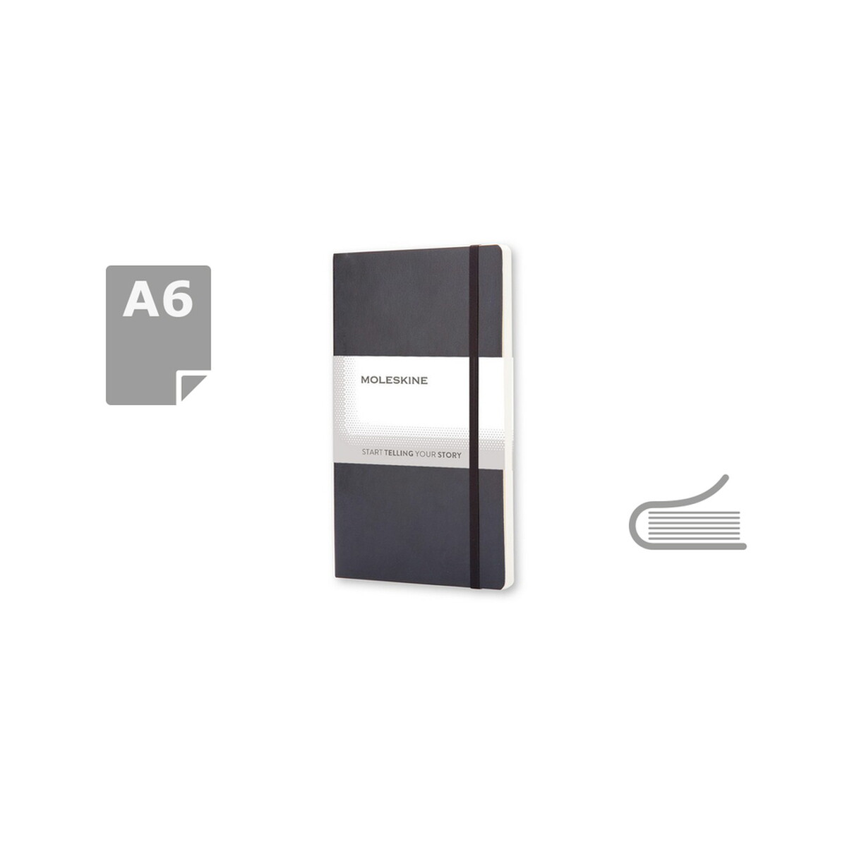 MOLESKINE Notatnik ok. A6 - czarny VM205-03_AAA00
