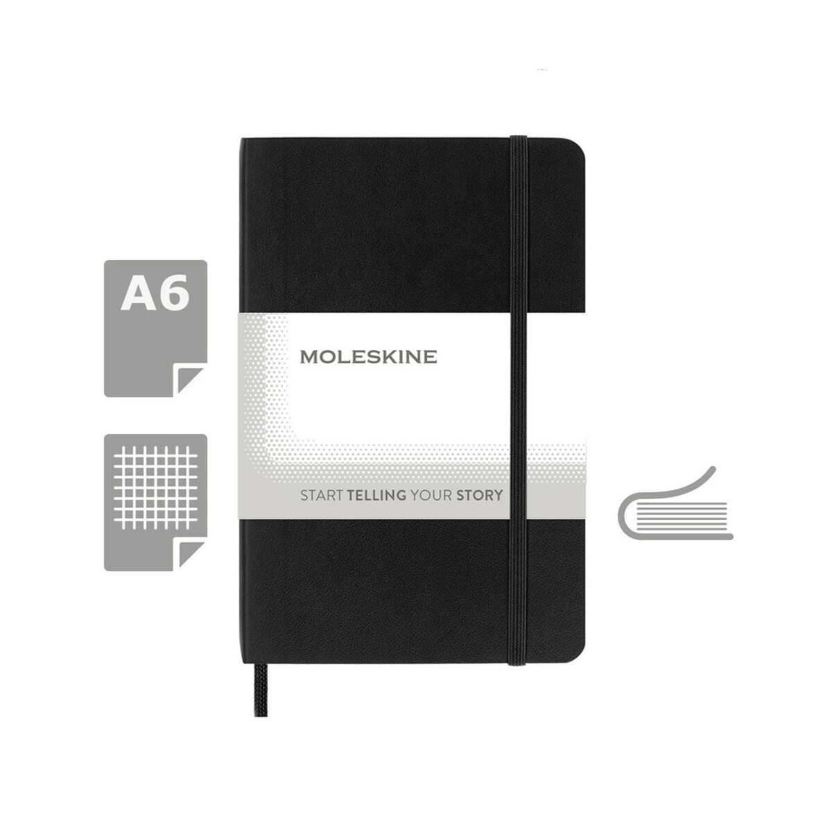 MOLESKINE Notatnik ok. A6 - czarny VM208-03_AAA00