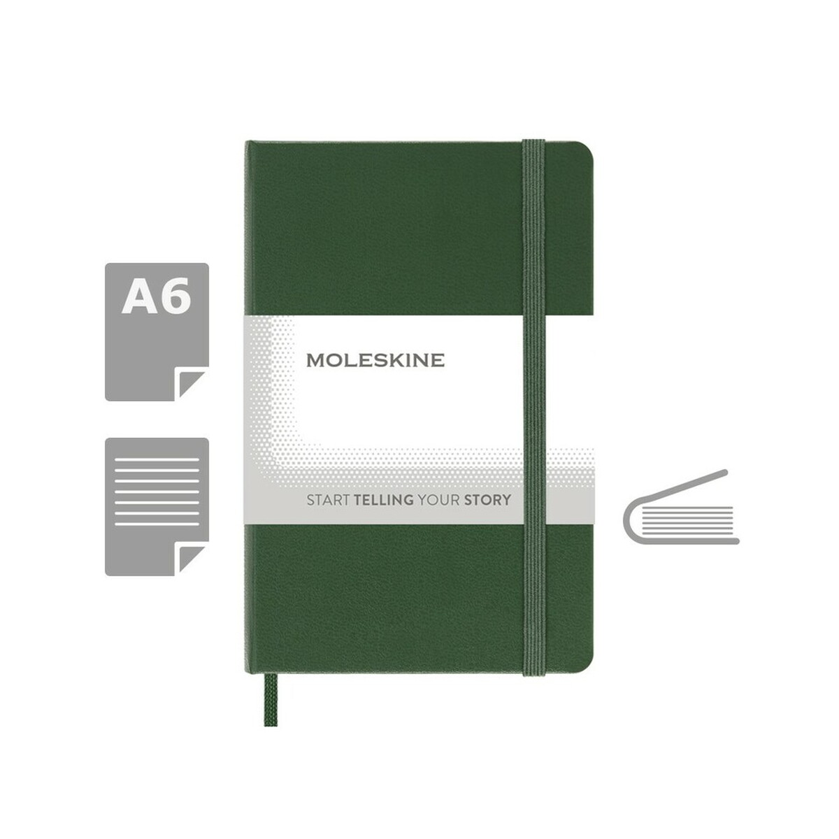 MOLESKINE Notatnik ok. A6 - khaki VM201-25_AAA00