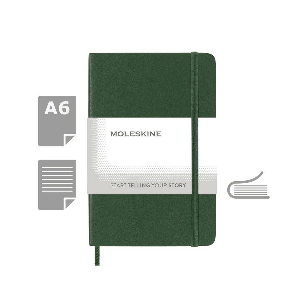 MOLESKINE Notatnik ok. A6 - khaki VM203-25_AAA00