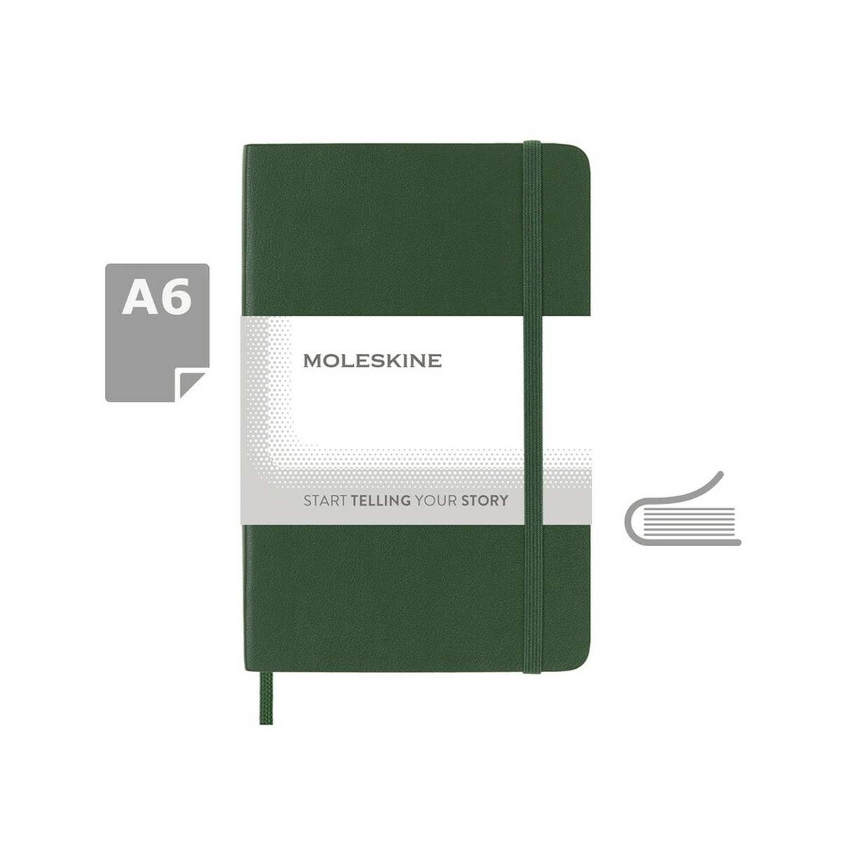 MOLESKINE Notatnik ok. A6 - khaki VM205-25_AAA00