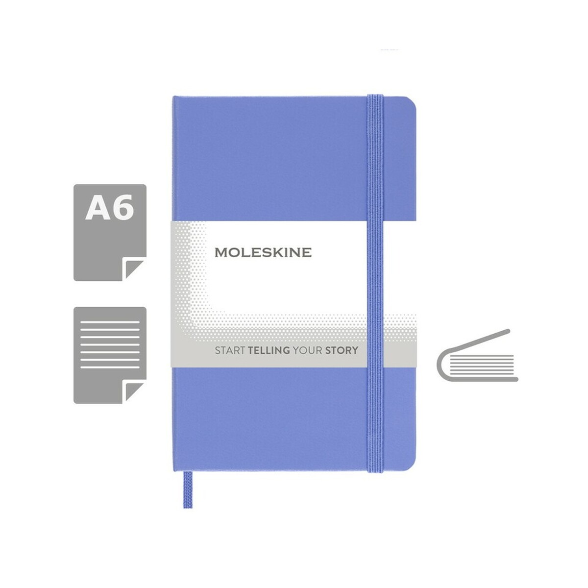 MOLESKINE Notatnik ok. A6 - niebieski VM201-11_AAA00