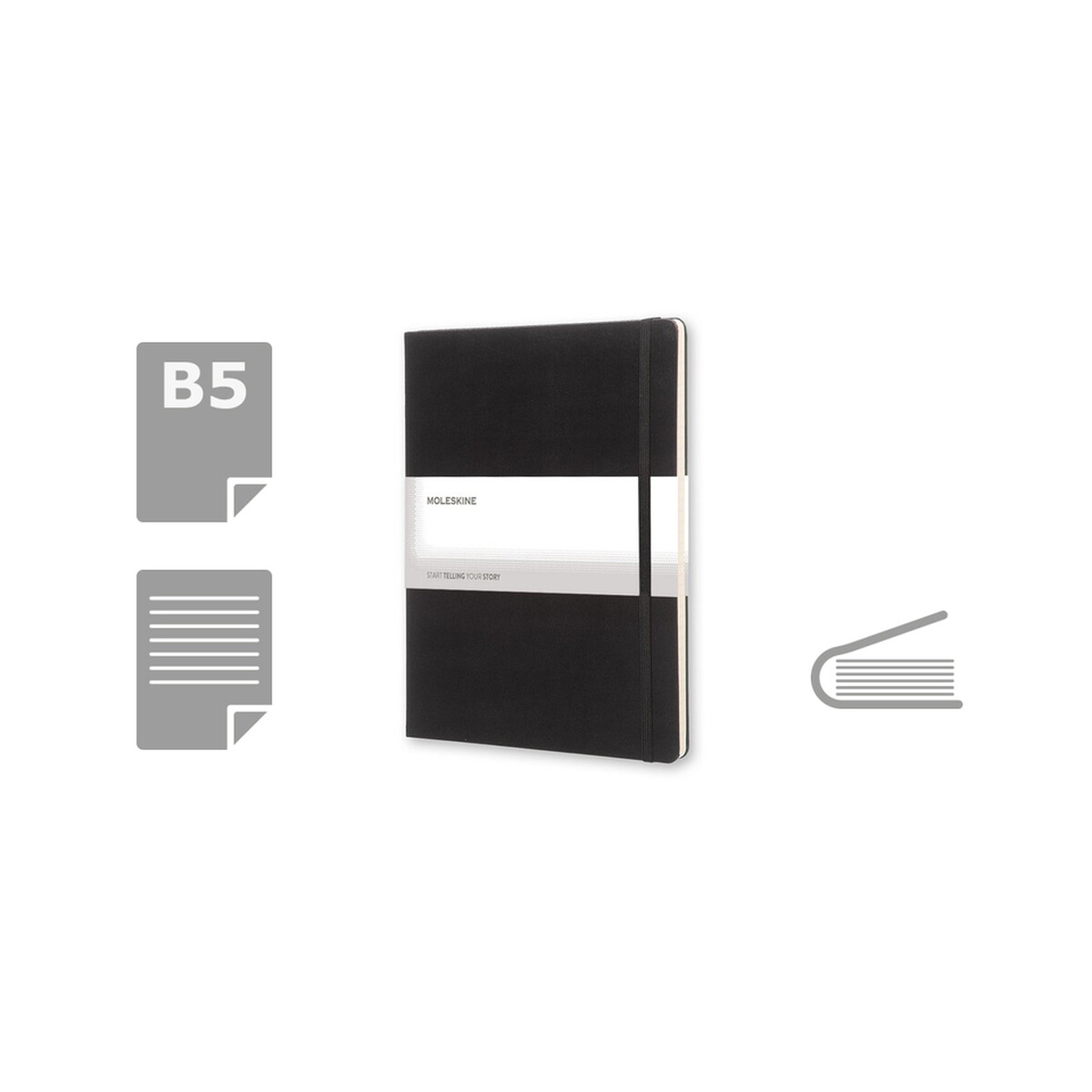MOLESKINE Notatnik ok. B5 - czarny VM404-03_AAA00