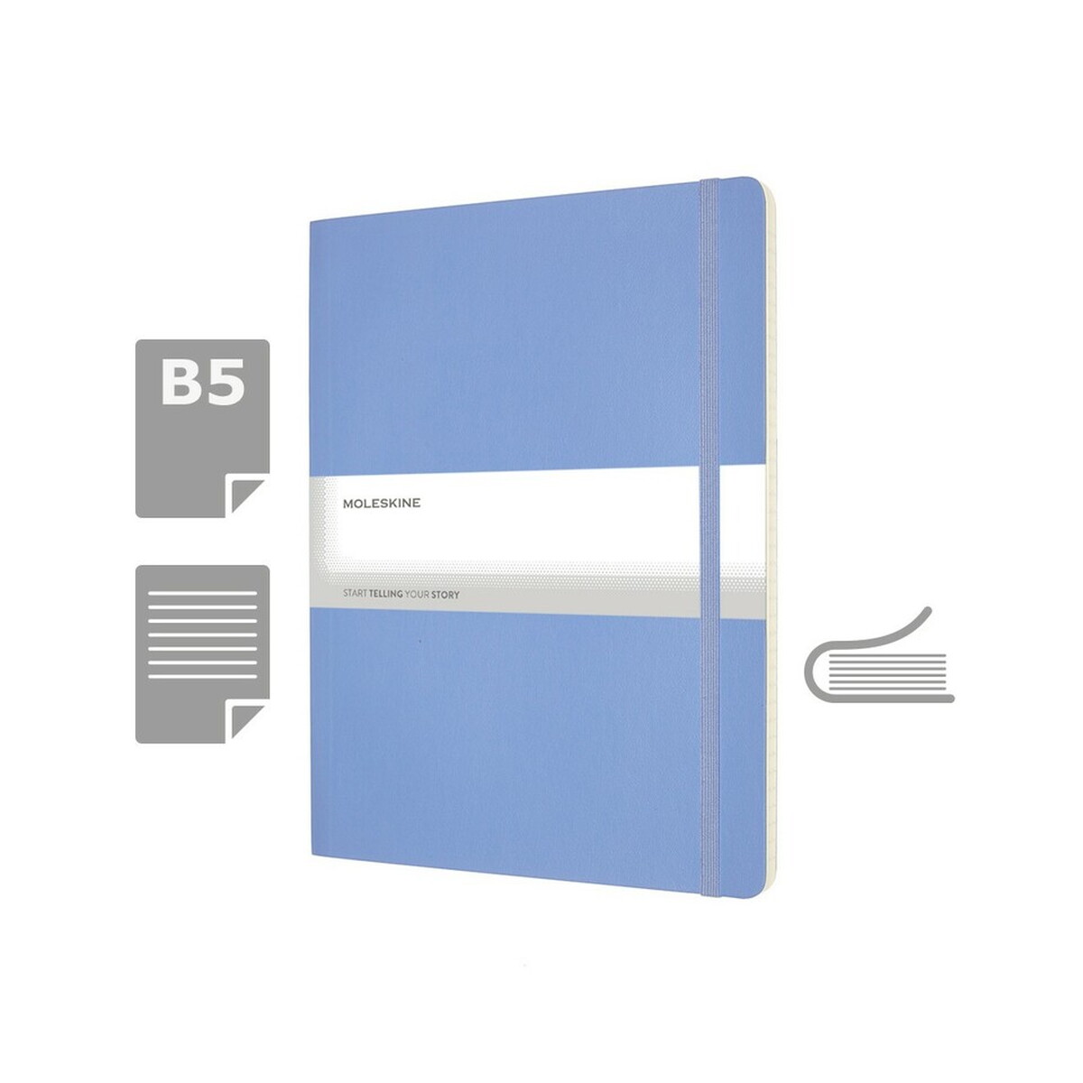 MOLESKINE Notatnik ok. B5 - niebieski VM401-11_AAA00
