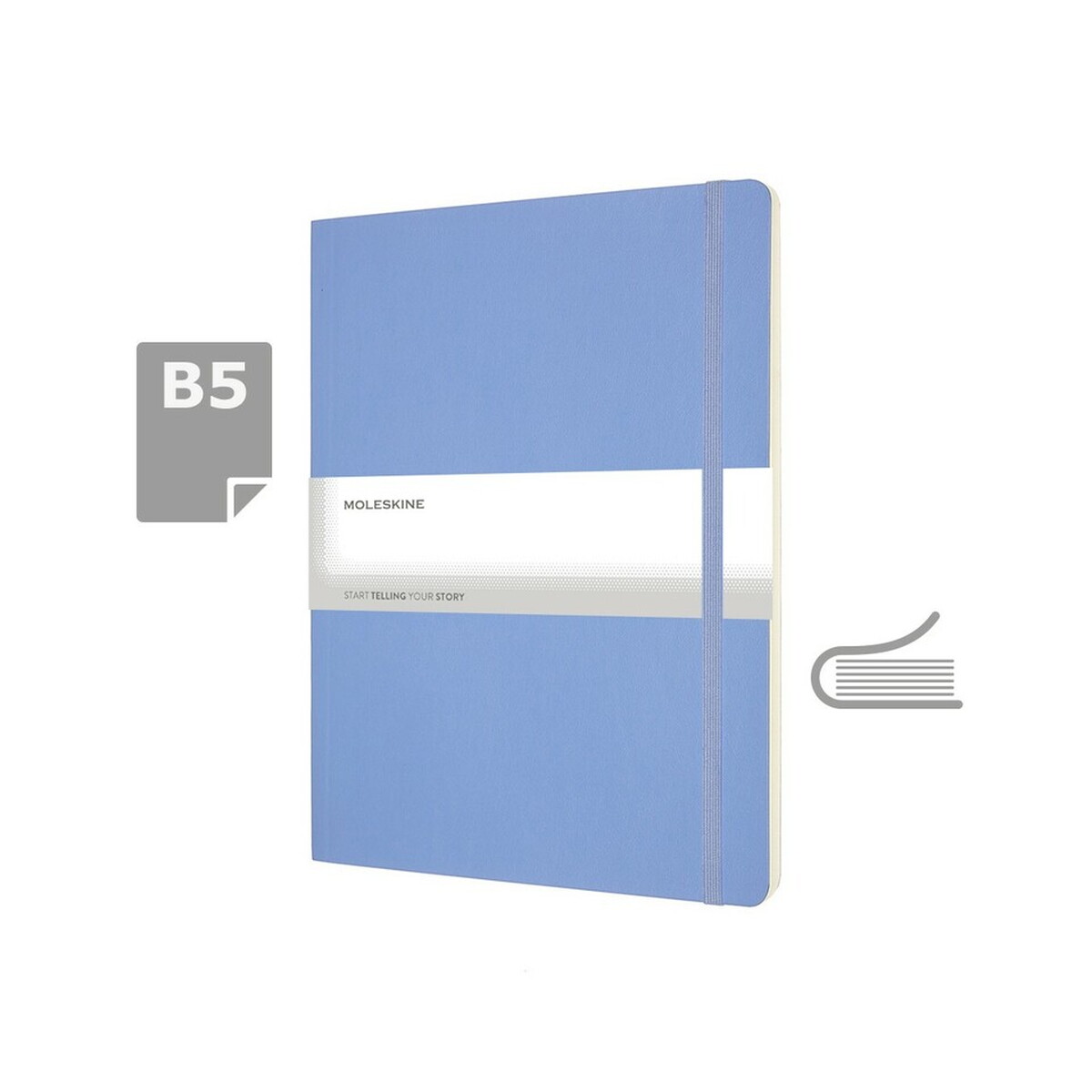 MOLESKINE Notatnik ok. B5 - niebieski VM402-11_AAA00