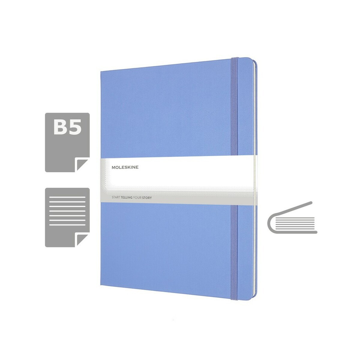 MOLESKINE Notatnik ok. B5 - niebieski VM404-11_AAA00