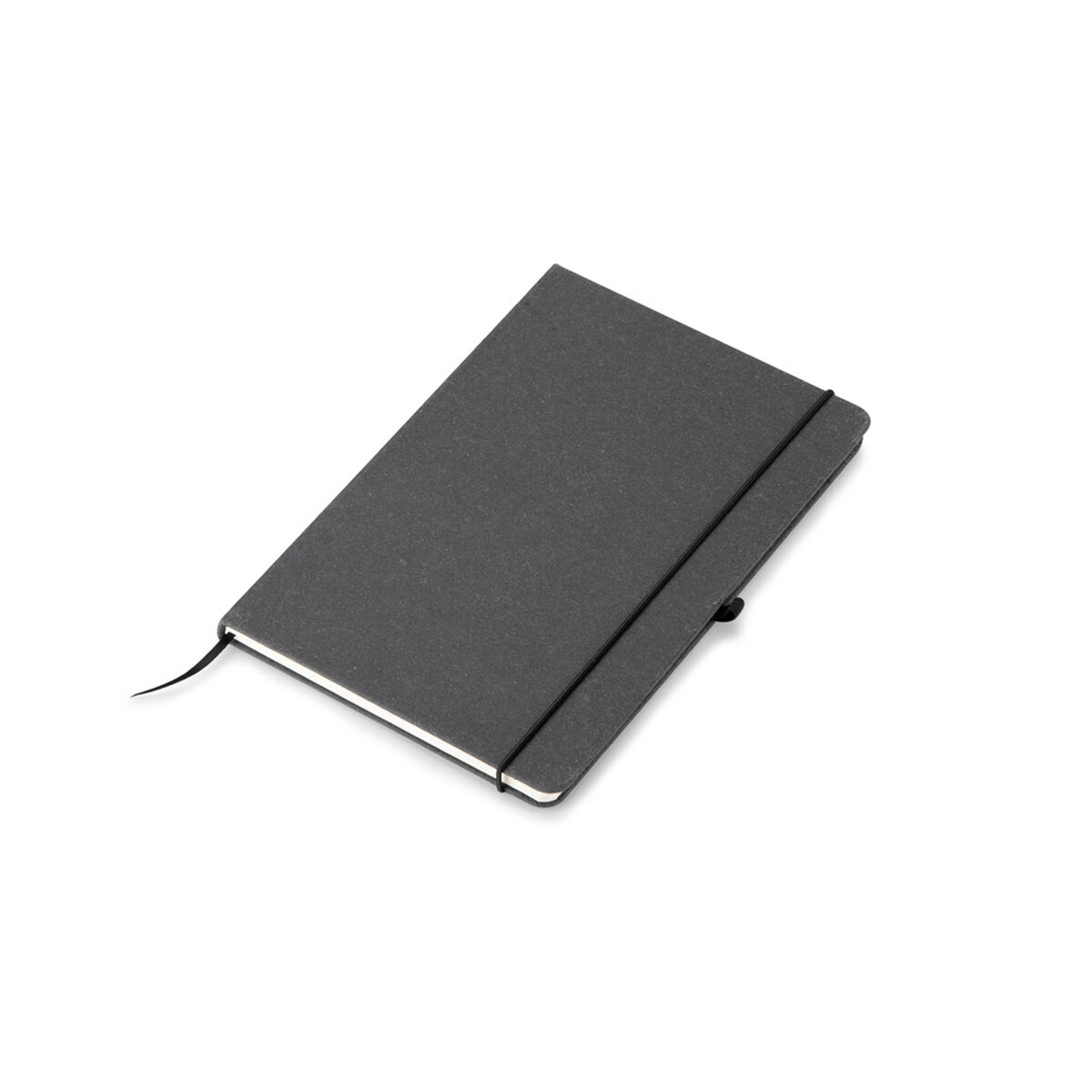 Notes z recyklingowanego PU, GLITZO A5 - czarny 18010-02