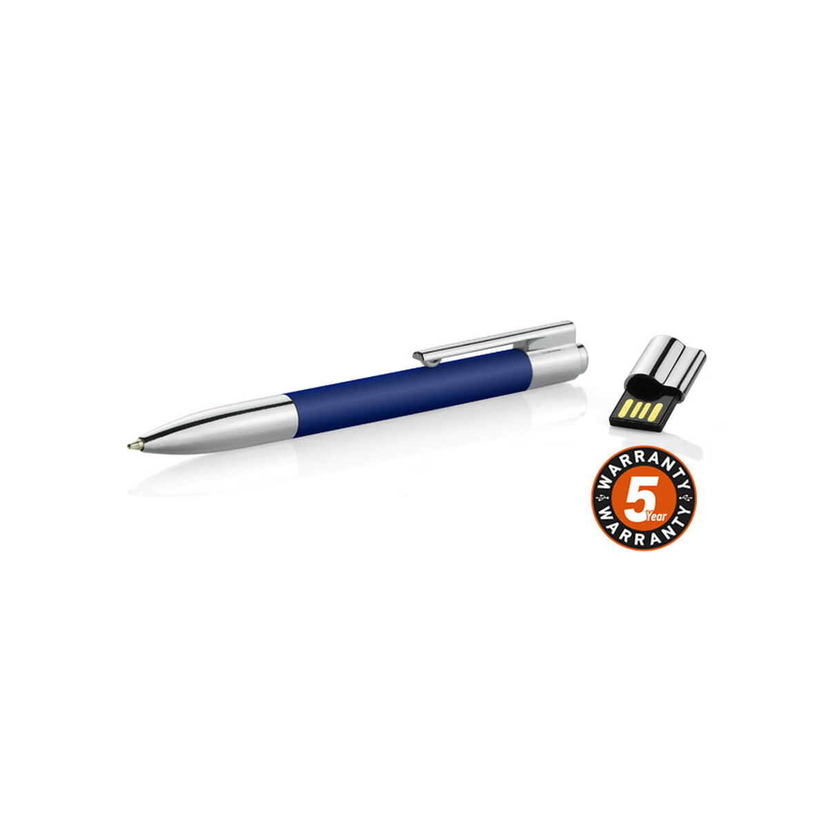 Długopis z pamięcią USB BRAINY 8 GB - niebieski 44301-03