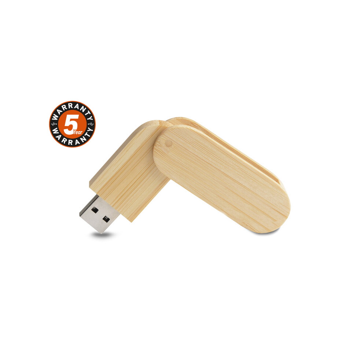 Pamięć USB bambusowa STALK 8 GB - brązowa 44071