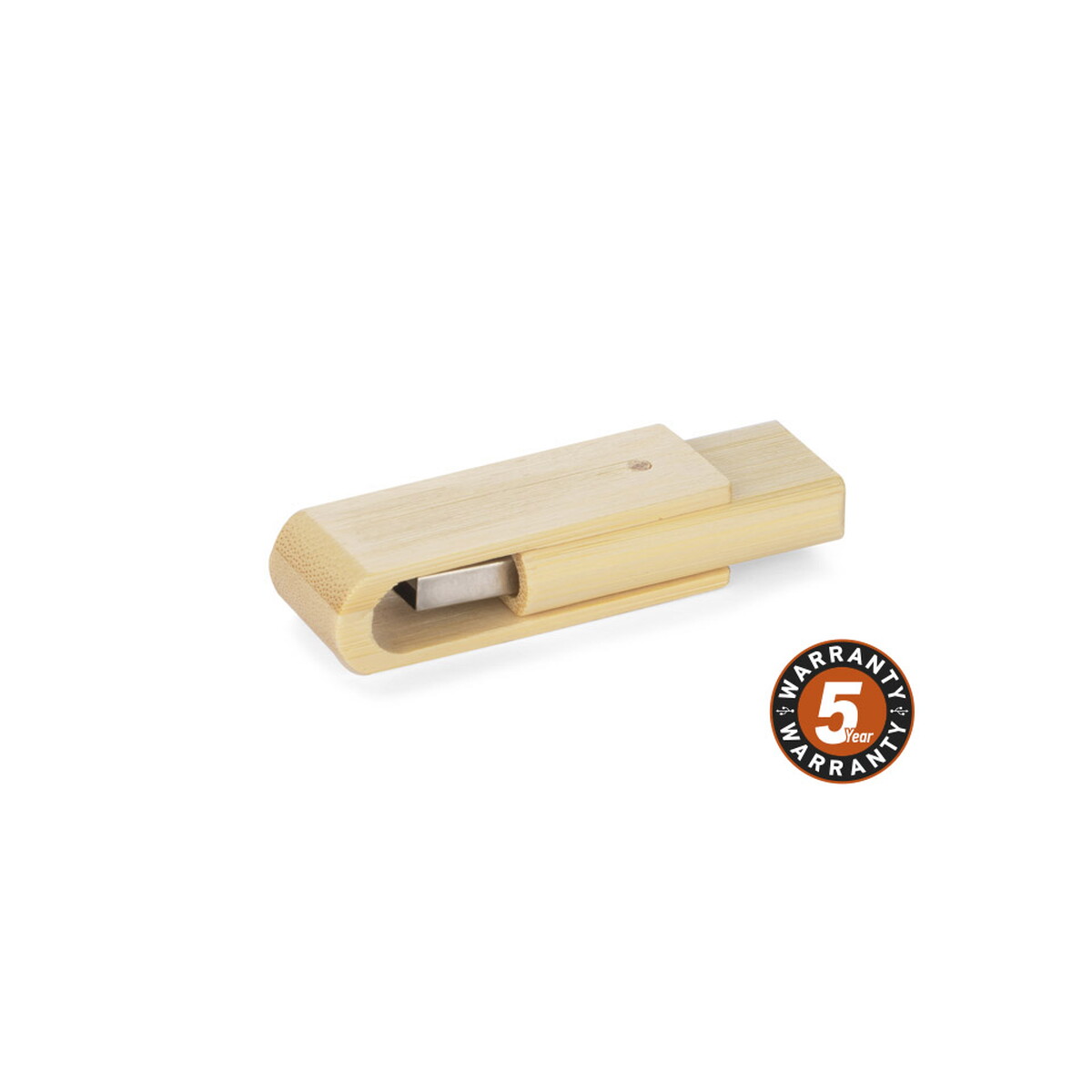 Pamięć USB bambusowa TWISTER 16 GB - brązowa 44088