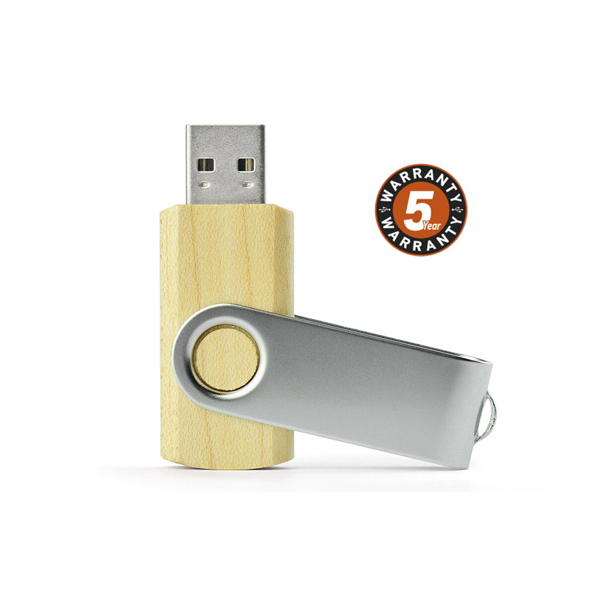 Pamięć USB TWISTER MAPLE 8 GB - brązowa 44013