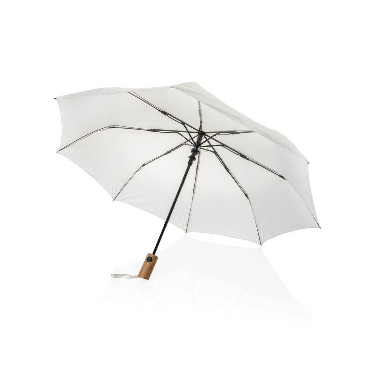 Mały parasol automatyczny 21" Kaycey AWARE™ RPET - beżowy P850.7019__B_1