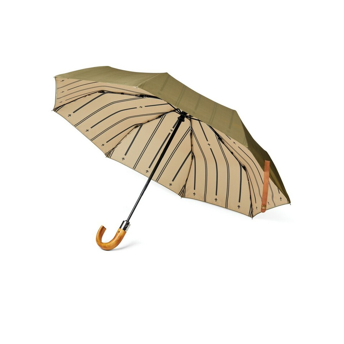 Składany parasol 21" VINGA Bosler AWARE™ RPET - zielony VG480-06_V850017__B_1