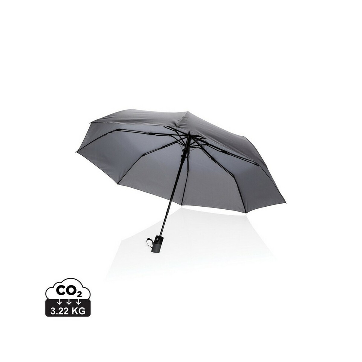 Mały parasol automatyczny 21" Impact AWARE™ rPET - szary P850.592_S_0