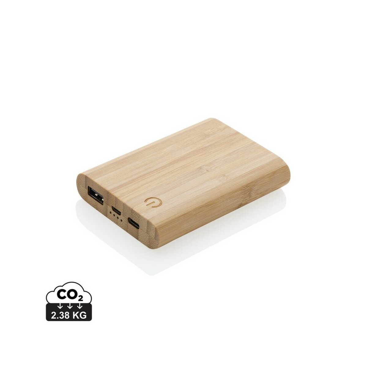 Bambusowy power bank 5000 mAh - brązowy P322.259_S_0