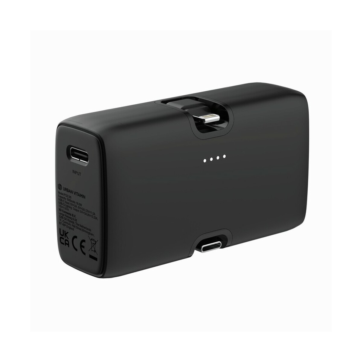 Power bank 5000 mAh Urban Vitamin Los Angeles - czarny P322.8501__B_1