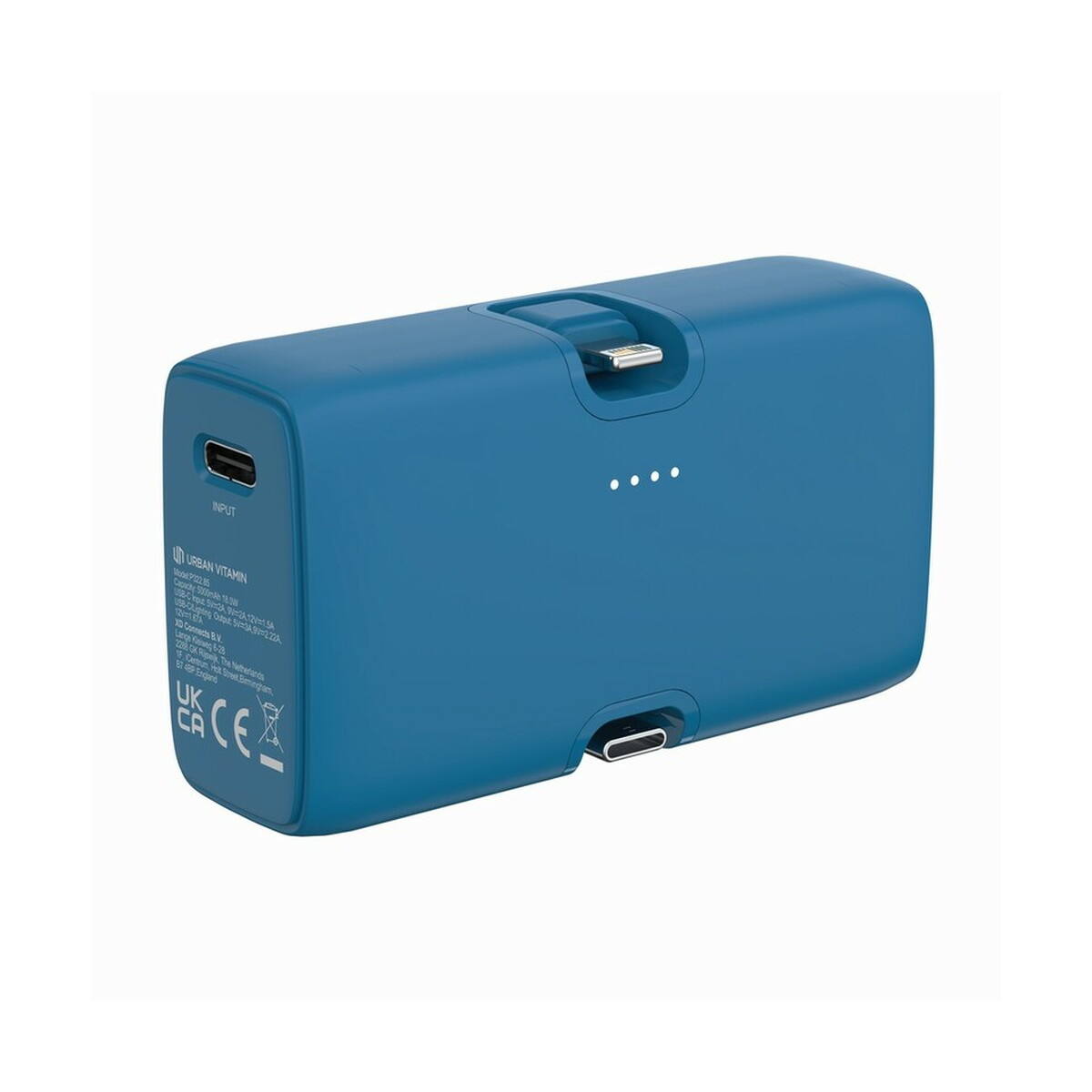 Power bank 5000 mAh Urban Vitamin Los Angeles - niebieski P322.8505__B_1